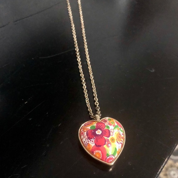 Vera Bradley Long Heart Necklace - Picture 2 of 6
